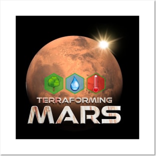 Terraforming Mars Hex Graphic Posters and Art